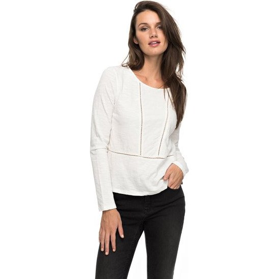 WE MAKE TOGETHER - LONG SLEEVE TOP FOR WOMEN WHITE