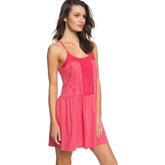 WHITE BEACHES - STRAPPY DRESS FOR WOMEN PINK