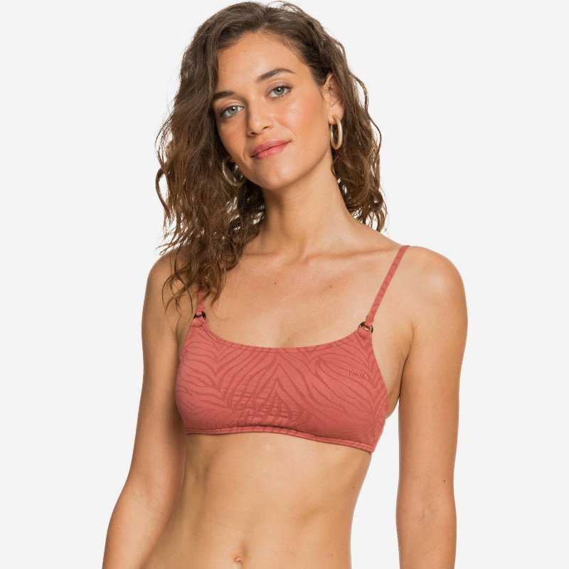 Wild Babe - Bralette Bikini Top for Women - Pink - Roxy