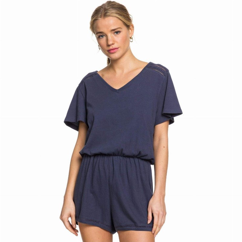 Women's Bali Free Love - Short Sleeve Playsuit for Women Short Sleeve Playsuit
