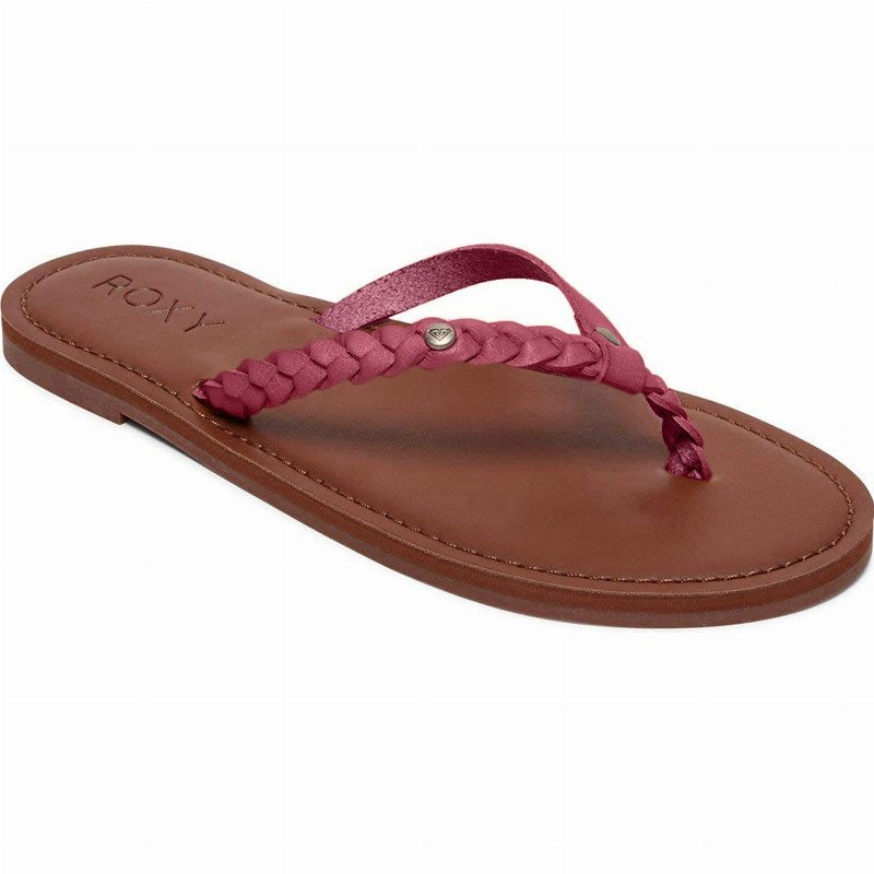 Women's Livia Flip Flops, Red, 3 UK