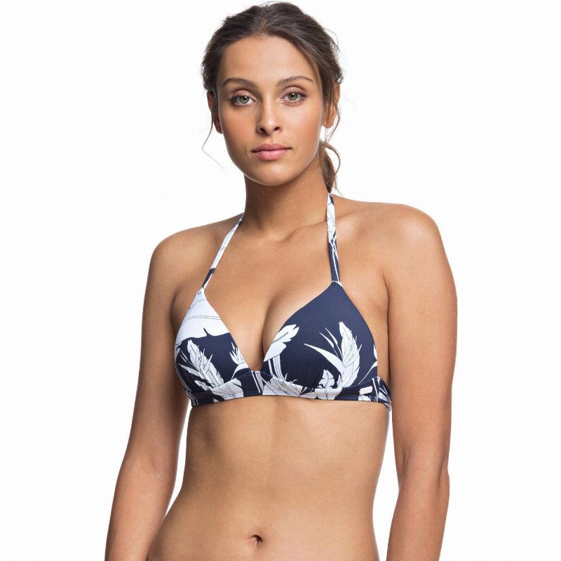 Women's Printed Beach Classics Moulded Triangle Bikini Top