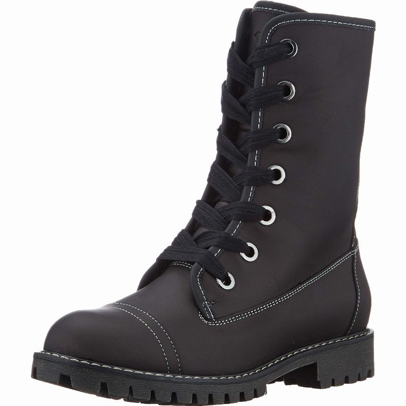 () Women's Vance-Lace-up Leather Boots Slouch