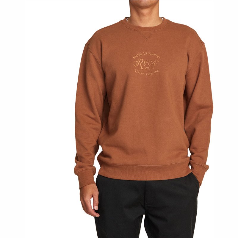 RVCA Balance Cafe Sweatshirt - Rawhide