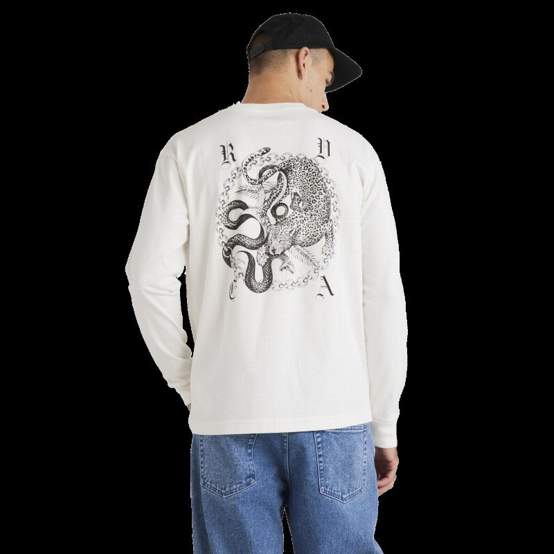 BENJ LONG SLEEVE T-SHIRT IN SALT
