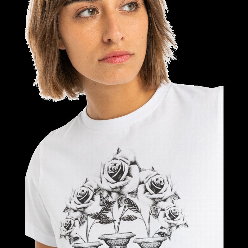Benji Bouquet T-Shirt in Antique white