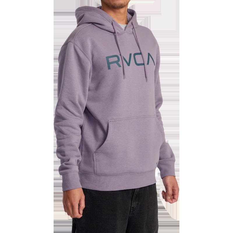 Big RVCA Hoodie in Gray Ridge