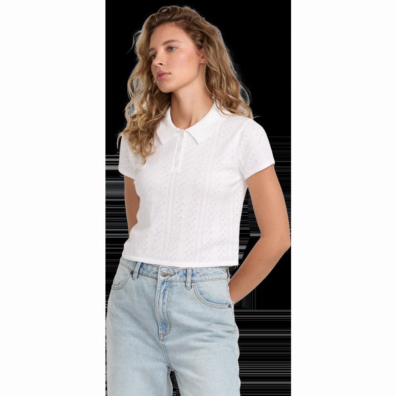 Dawn Sweater Top in Whisper White