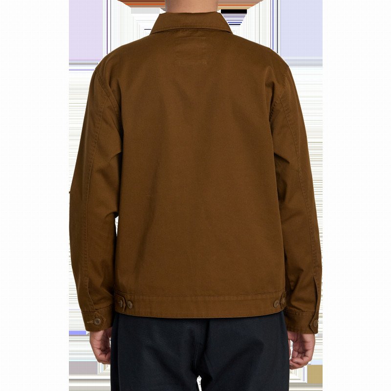 DAY SHIFT JACKET IN BOMBAY BROWN