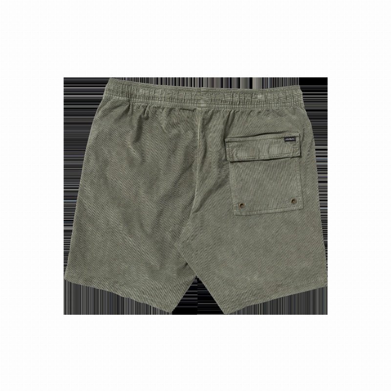 Escape Elastic Cord Walkshorts II in Sage Leaf