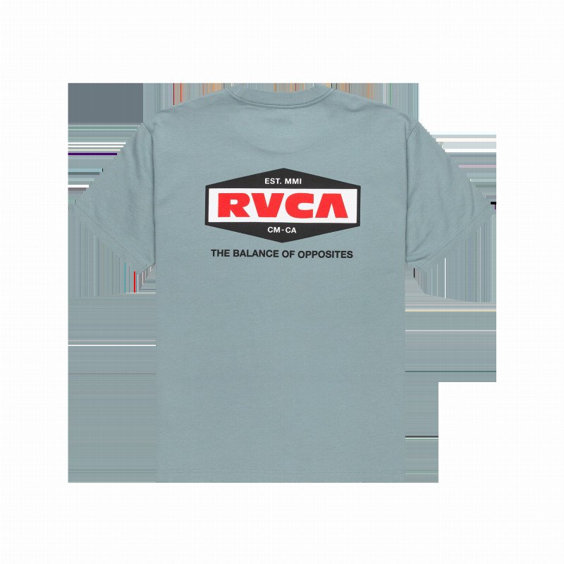 RVCA Logo T-Shirt in Lead