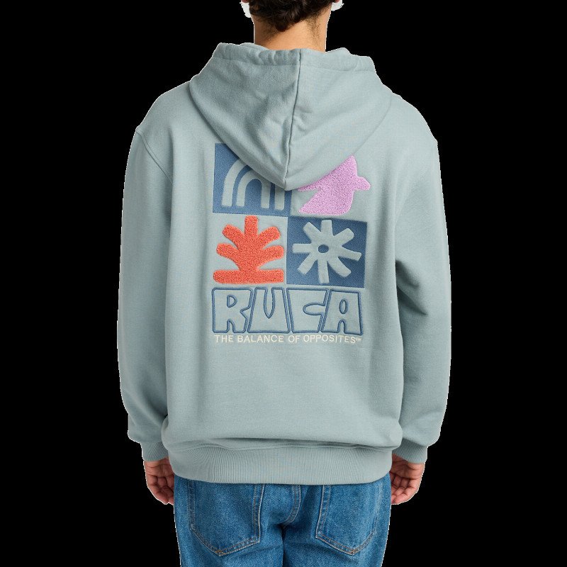 Mosaic Hoodie in Lead