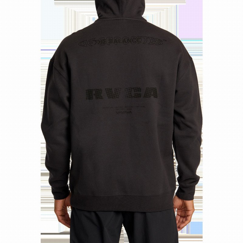 Radiate Hoodie in Washed Black
