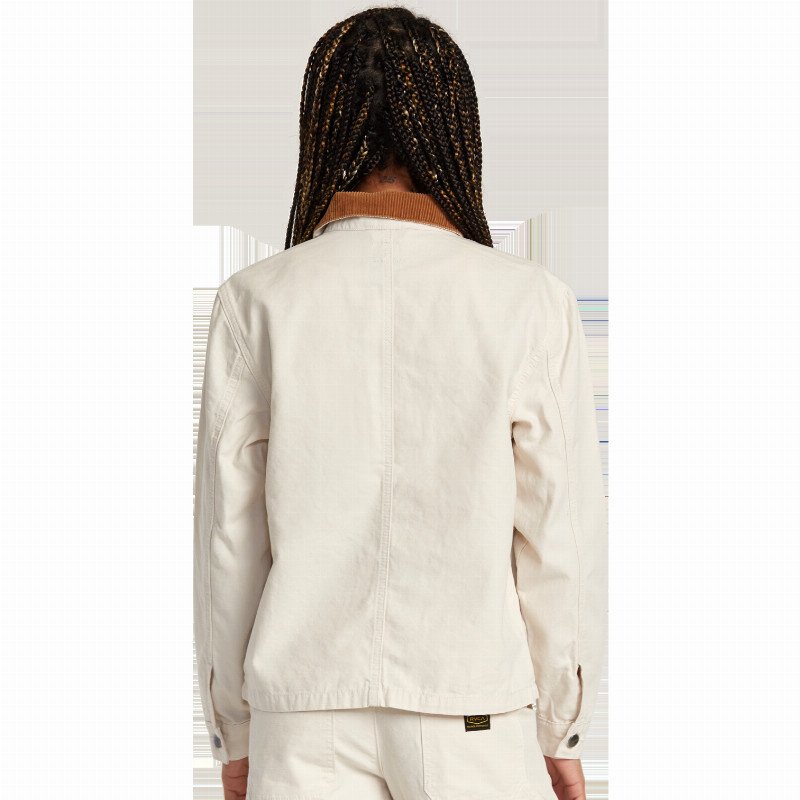 RECESSION CHORE JACKET IN LATTE