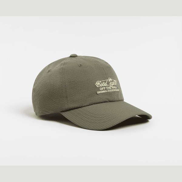 Vans - 1966 Curved Bill Jockey Hat, Man, Green, Size: One size