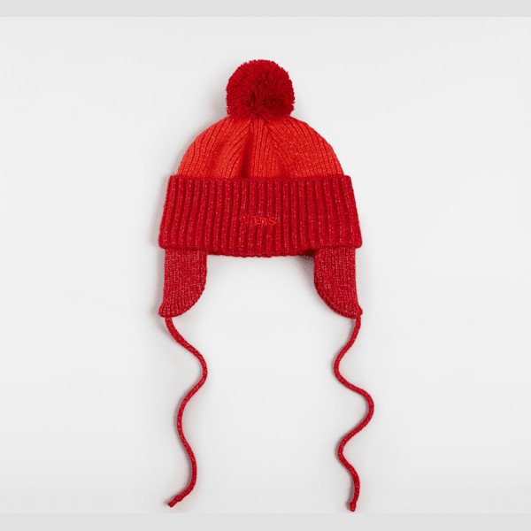 Vans - Vans 66 Pom Beanie, Man, Orange, Size: One size