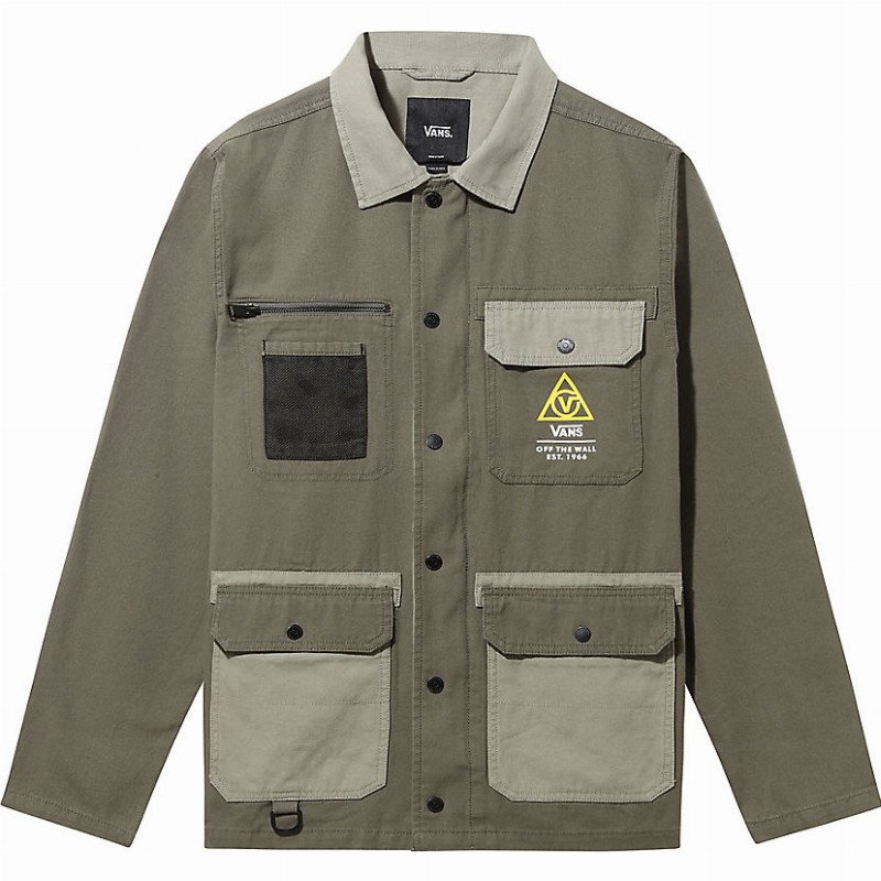 Vans drill chore coat grape leaf hotsell