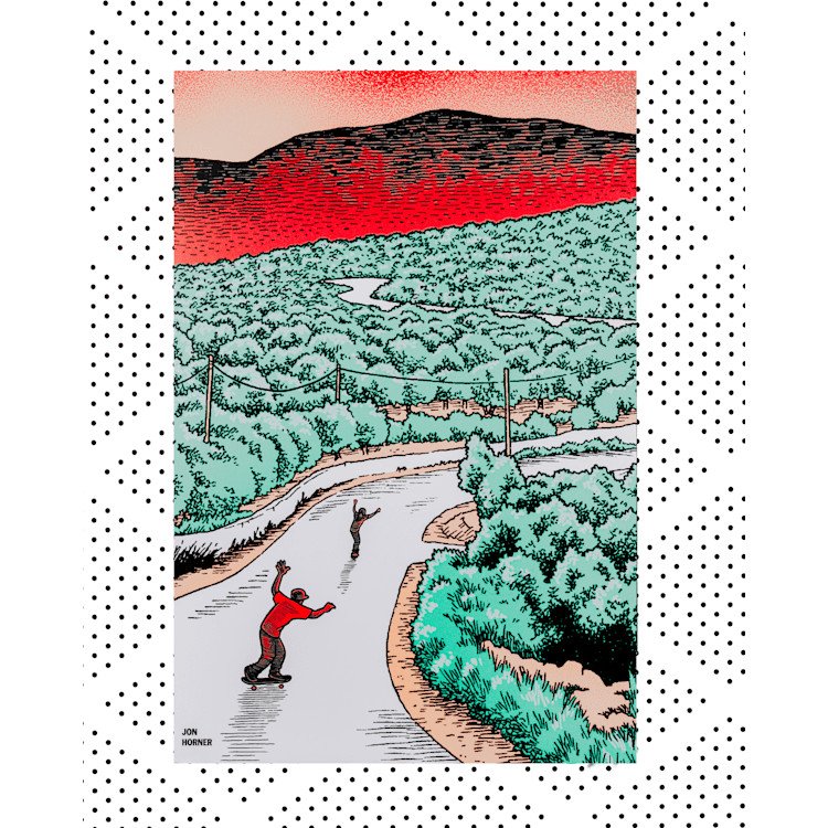 Vans - A2 Poster - jon Horner, Man, Multicolour, Size: One size