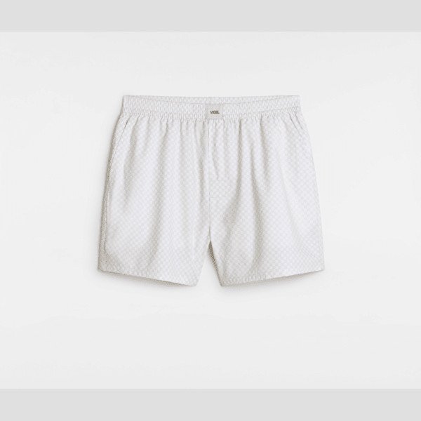 Vans - Alicia Checkerboard Boxer Shorts, Woman, White, Size: XXS