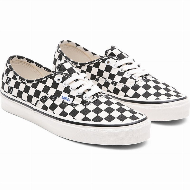 ANAHEIM FACTORY AUTHENTIC 44 DX SHOES ((ANAHEIM FACTORY) BLACK/CHECK) UNISEX WHITE