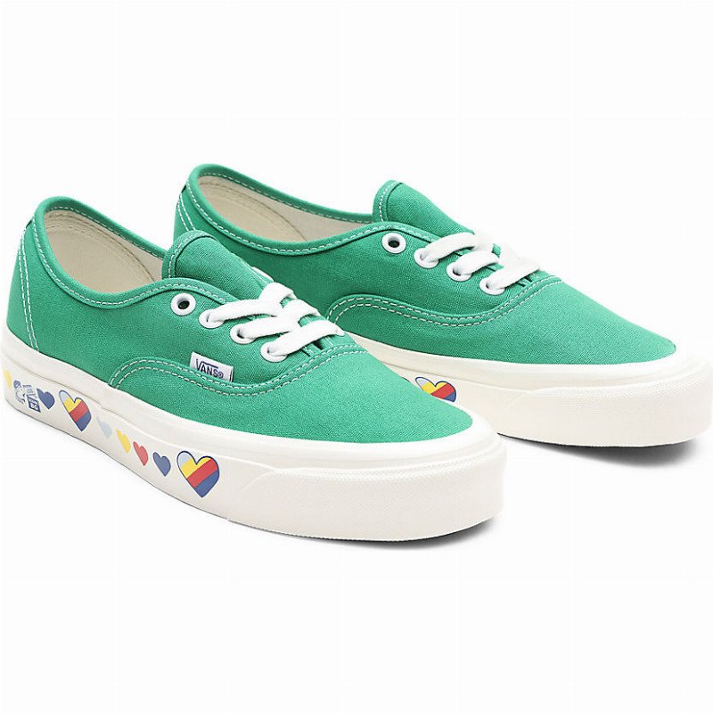 ANAHEIM FACTORY AUTHENTIC 44 DX SHOES ((ANAHEIM FACTORY) OG EMERALD/SCENE BG) WOMEN GREEN