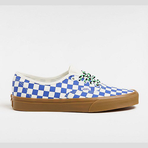 VANS Authentic Checkerboard Shoes (checkerboard Blue/white) Unisex White, Size 12
