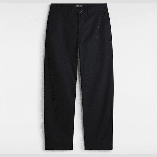 Vans - Authentic Chino Loose Trousers, Man, Black, Size: 25