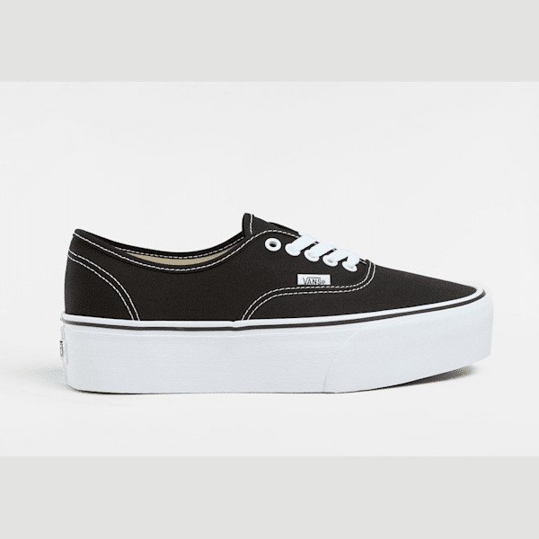 Vans - Authentic Stackform Shoes, Woman, Black, Size: 2.5