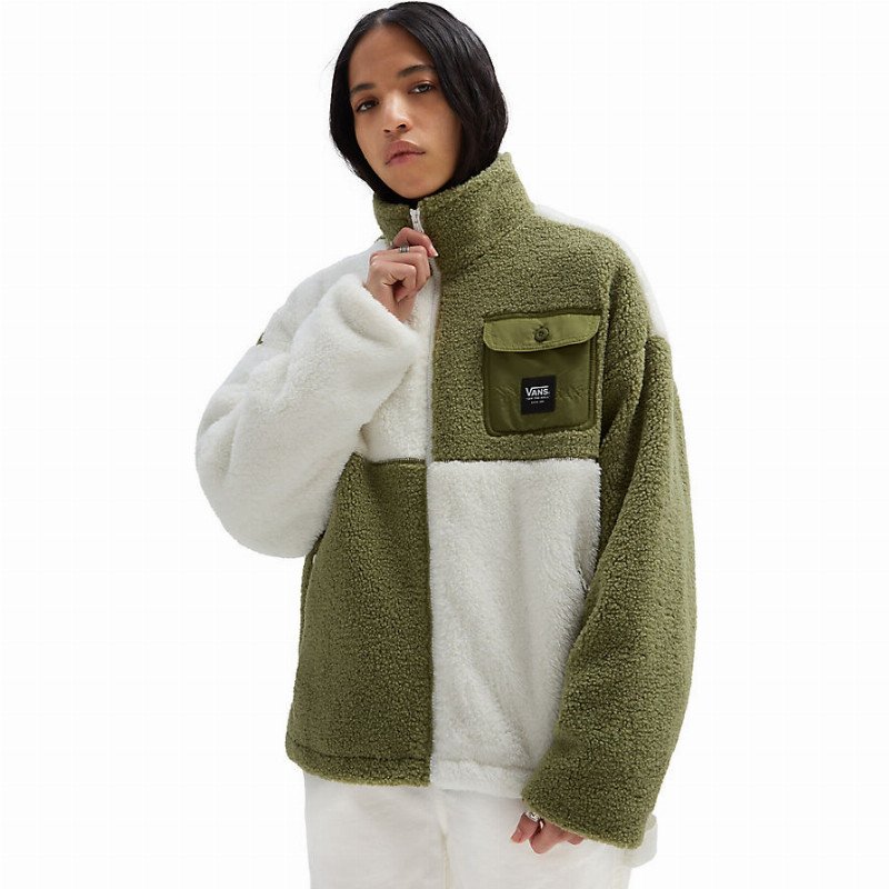 Vans AVONDALE JACKET OLIVE BRANCH WOMEN GREEN