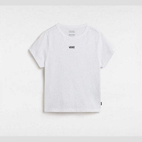 VANS Basic Mini T-shirt (white) Women White, Size XXS