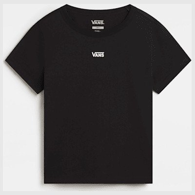 Vans - Basic mini T-Shirt, Woman, Black, Size: M