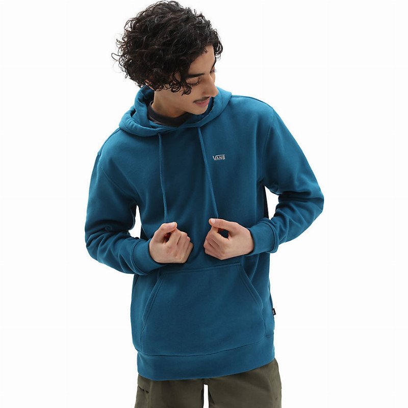 VANS Basic Pullover Hoodie (moroccan Blue) Men Blue, Size XXL