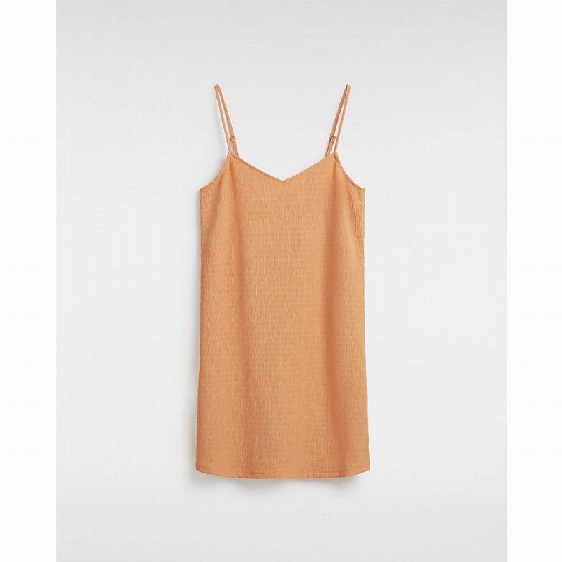 VANS Benton Cami Dress (copper Tan) Women Orange, Size XXS