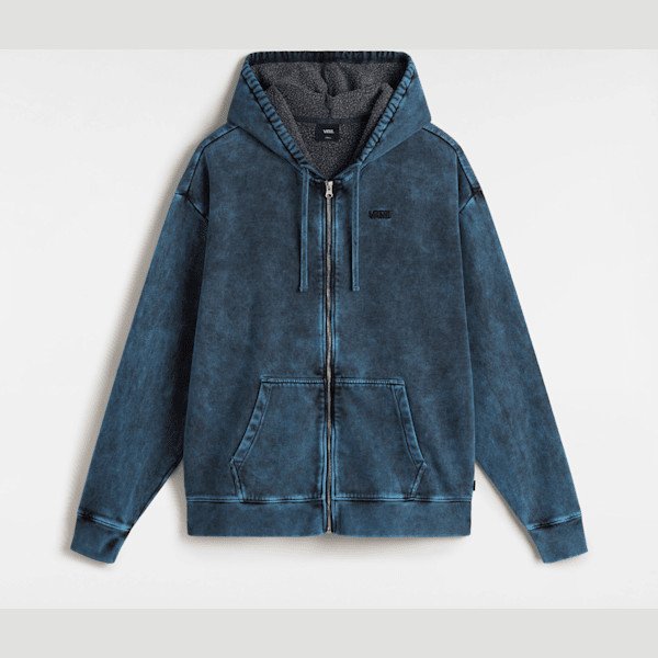 Vans - Bleachers Pullover Hoodie, Woman, Blue, Size: XXS