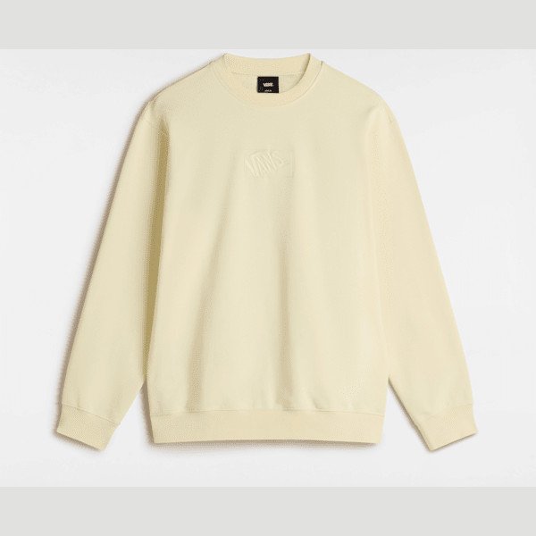 Vans - Blocked Box Crew Sweatshirt, Man, Beige, Size: XXL
