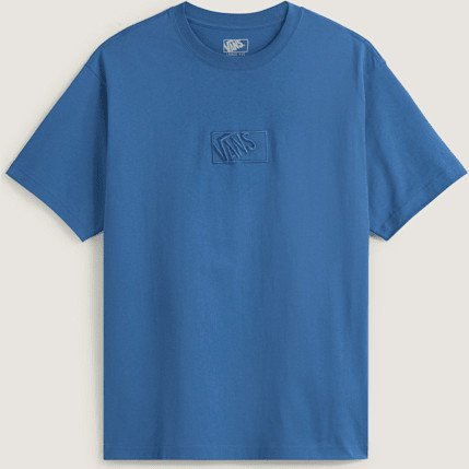 Vans - Blocked Box T-Shirt, Man, Blue, Size: L