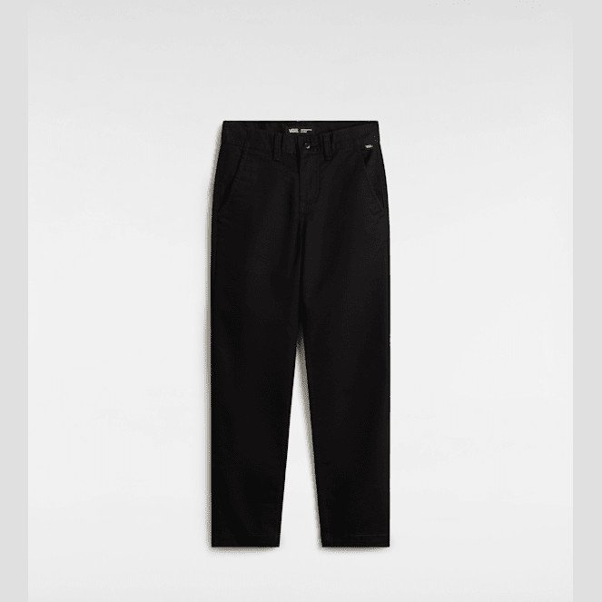 Vans - Boys Authentic Chino Trousers (8-14 years), Black, Size: 22