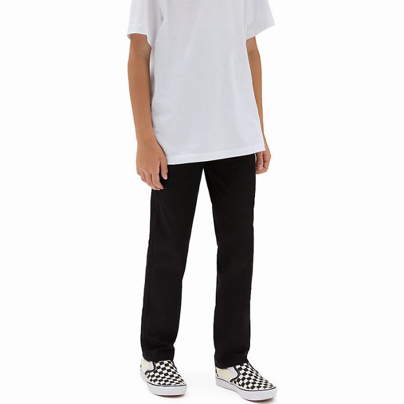 VANS Boys Authentic Chino Trousers (8-14 Years) (green/true Whit) Boys Black, Size 30
