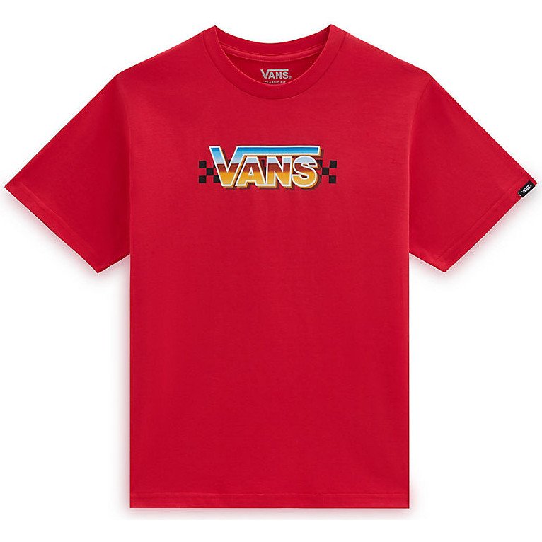 VANS Boys Bosco T-shirt (8-14 Years) (racing Red) Boys Red, Size XL