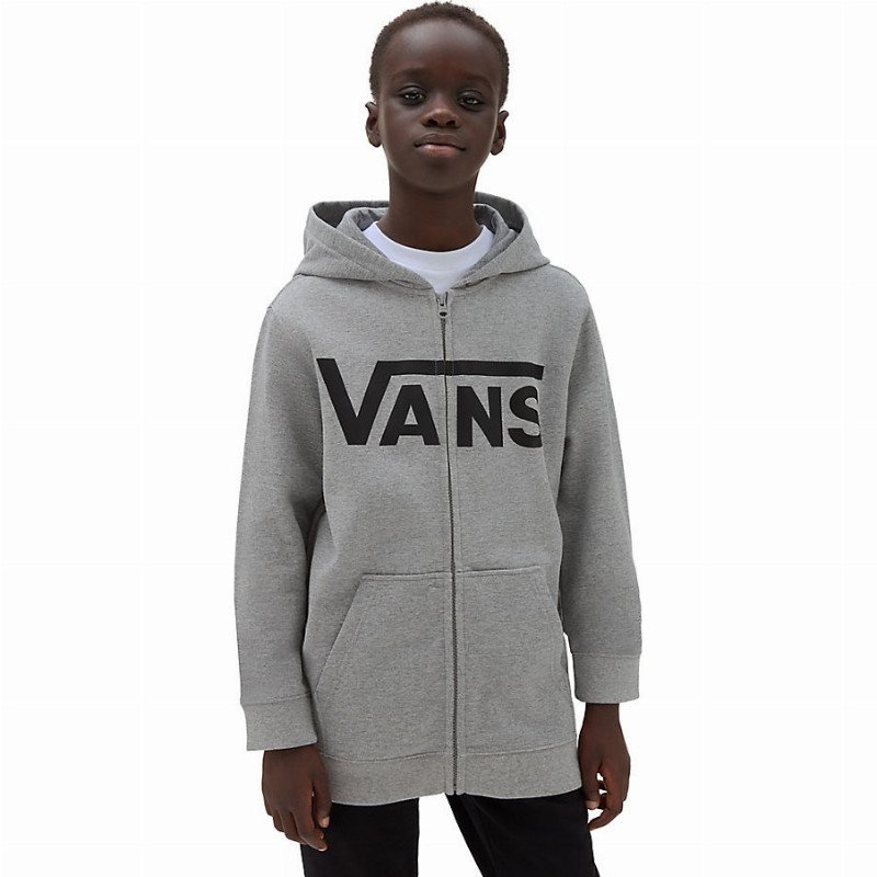 VANS Boys Vans Classic Sweatshirt (8-14 Years) (cement Heather) Boys Grey, Size XL