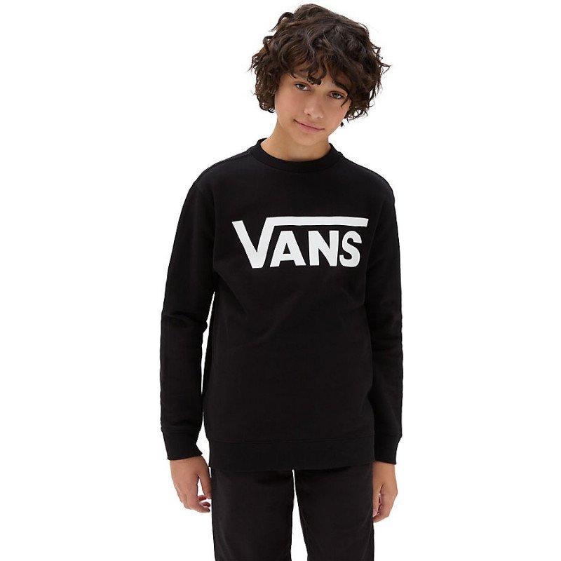 VANS Boys Vans Classic Sweatshirt (8-14 Years) (green/true Whit) Boys Black, Size XL