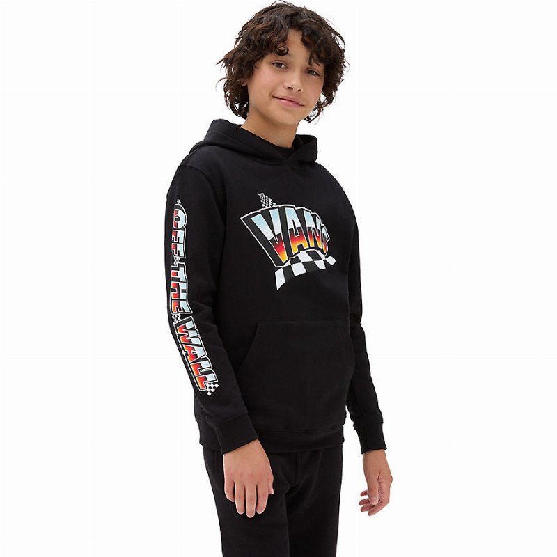 BOYS HOLE SHOT PULLOVER HOODIE (8-14 YEARS) (BLACK) BLACK
