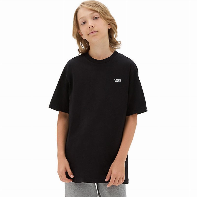 VANS Boys Left Chest T-shirt (8-14 Years) (green/true Whit) Boys Black, Size XL