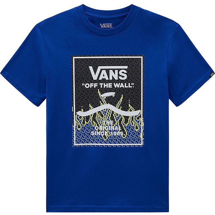 VANS Boys Print Box T-shirt (8-14 Years) (surf The Web) Boys Blue, Size XL