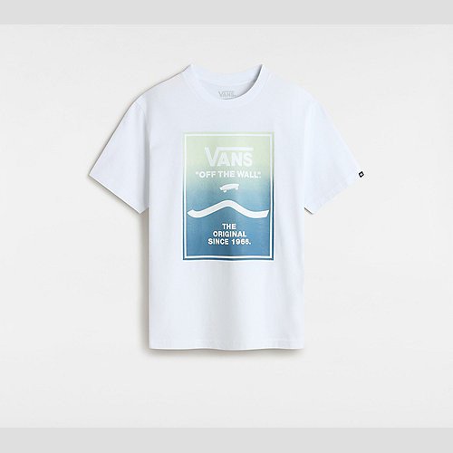 VANS Boys Print Box T-shirt (8-14 Years) (white) Boys White, Size XL