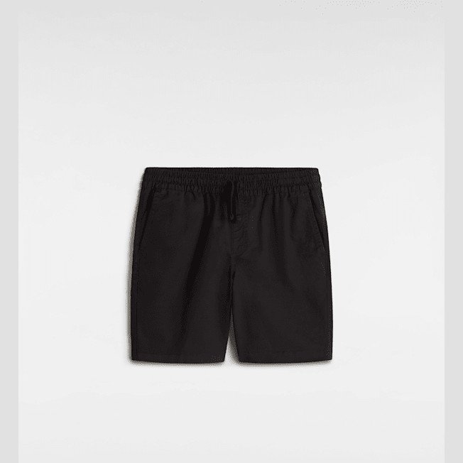 Vans - Boys Range Elastic Waist Shorts (8-14 Years), Black, Size: XL