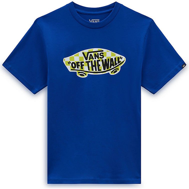 VANS Boys Style 76 T-shirt (8-14 Years) (surf The Web) Boys Blue, Size XL
