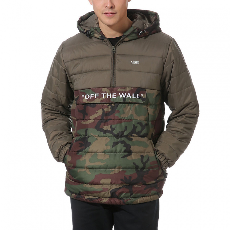 vans puffer jacket mens