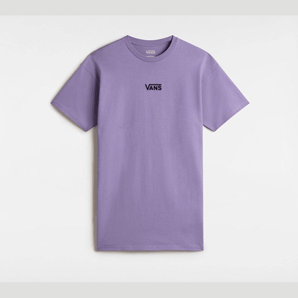 Vans - Centre Vee Dress T-Shirt, Woman, Purple, Size: M
