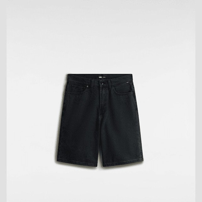 Vans - Check-5 Baggy Denim Shorts, Man, Black, Size: 28